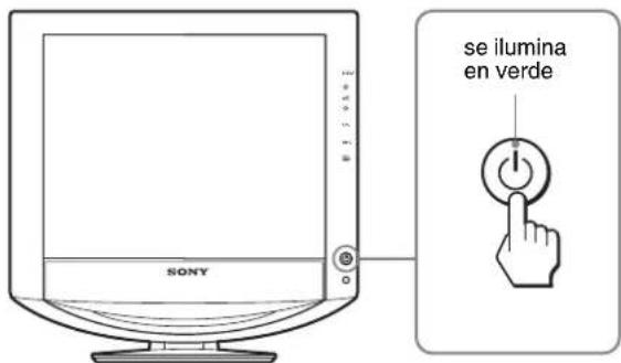 SONY SDMHX75 - Paso 5: Encendido del monitor y el ordenador - 1