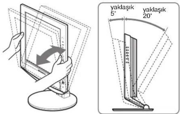 SONY SDMHX75 - Kurulum 6: Eğikliği ve açıyı ayarlama - 1