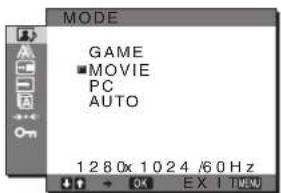 SONY SDMHX75 - ■ MODE menü - 1