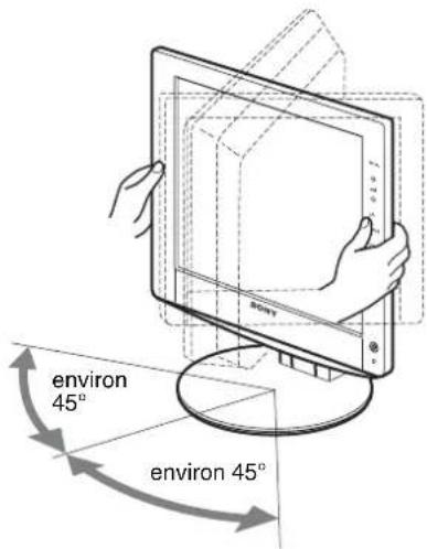 SONY SDMHX75 - Installation 6 :Réglez l'orientation et l'inclinaison - 2
