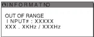SONY SDMHX75 - Ha „xxx.x kHz / xxx Hz" jelenik meg - 1