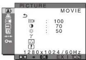 SONY SDMHX75 - Menu PICTURE - 2