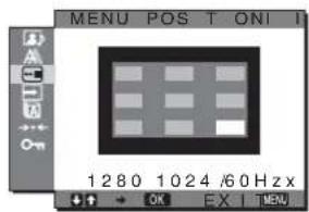 SONY SDMHX75 - Menu MENU POSITION - 1