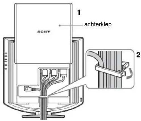 SONY SDMHX75 - Instelling 4: Snoeren en kabels bundelen - 1