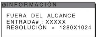 SONY SDMHX75 - Si aparece "RESOLUCIÓN > 1280 × 1024" - 1