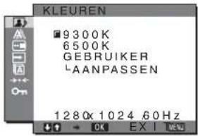 SONY SDMHX75 - De KLEUREN aanpassen - 1