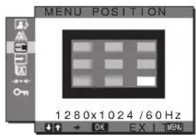 SONY SDMHX75 - MENU POSITION meni - 1