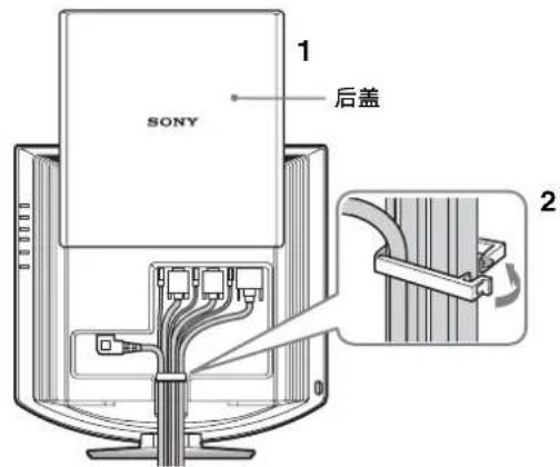 SONY SDMHX75 - 安装 4: 捆扎电线和电缆 - 1