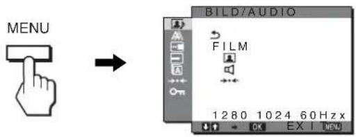 SONY SDMHX75 - Visa huvudmenyn. - 1