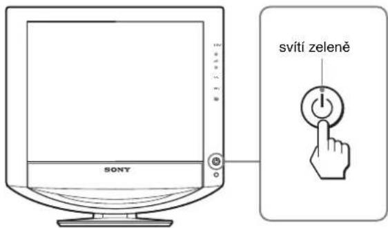 SONY SDMHX75 - Instalace 5:Zapněte monitor a počítač - 1