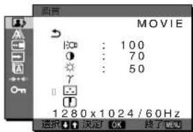 SONY SDMHX75 - ■画質メニュー - 1