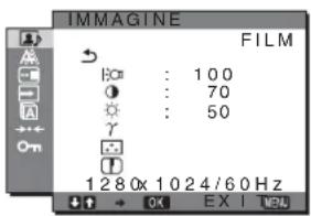 SONY SDMHX75 - ■ Menu IMMAGINE - 1