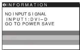 SONY SDMHS94P - Če se na zaslonu prikaže NO INPUT SIGNAL - 1