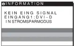 SONY SDMHS94P - Wenn KEIN EING SIGNAL auf dem Bildschirm erscheint - 1