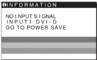 SONY SDMHS94P - Jeśli na ekranie wyświetlany jest komunikat NO INPUT SIGNAL - 1