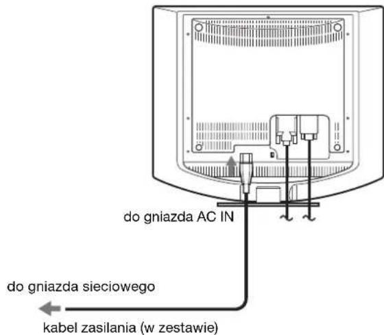 SONY SDMHS94P - Konfiguracja 2: Podłączanie kabla zasilania - 1