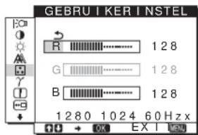 SONY SDMHS94P - De kleurtemperatuur nauwkeurig aanpassen (GEBRUIKERINSTEL) - 1