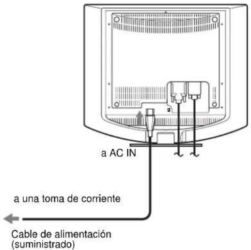 SONY SDMHS94P - Paso 2: Conexión del cable de alimentación - 1