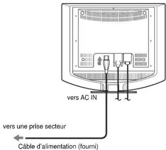 SONY SDMHS94P - Etape 2 : Branchez le câble d'alimentation - 2