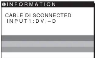 SONY SDMHS94P - Ekranda CABLE DISCONNECTED mesajı ekranda görüntülenirse - 1