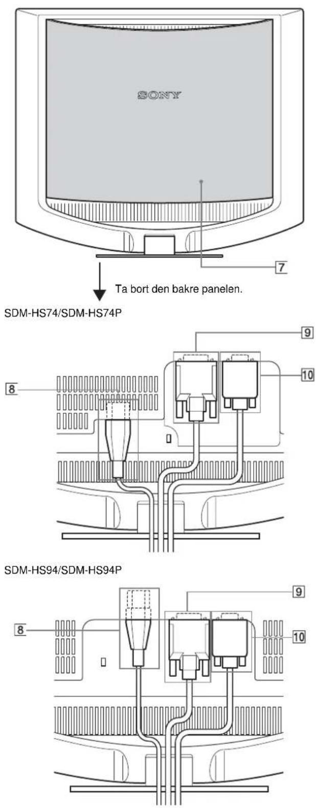 SONY SDMHS94P - LCD-skärmens baksida - 1