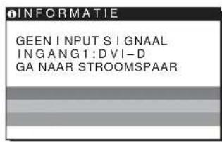 SONY SDMHS94P - Als GEEN INPUT SIGNAAL op het scherm verschijnt - 1