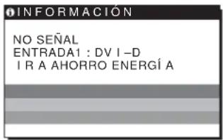 SONY SDMHS94P - Si NO SEÑAL aparece en pantalla - 1