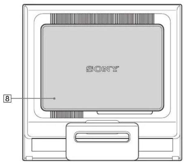 SONY SDMHS75D - 显示器的后视图 - 1