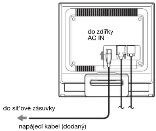 SONY SDMHS75D - Instalace 3: Pripojte napajeci kabel - 1