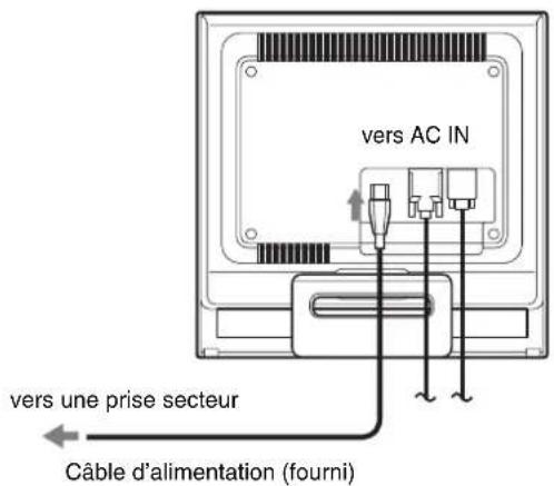 SONY SDMHS75D - Étape 3: branchez le câble d'alimentation - 1