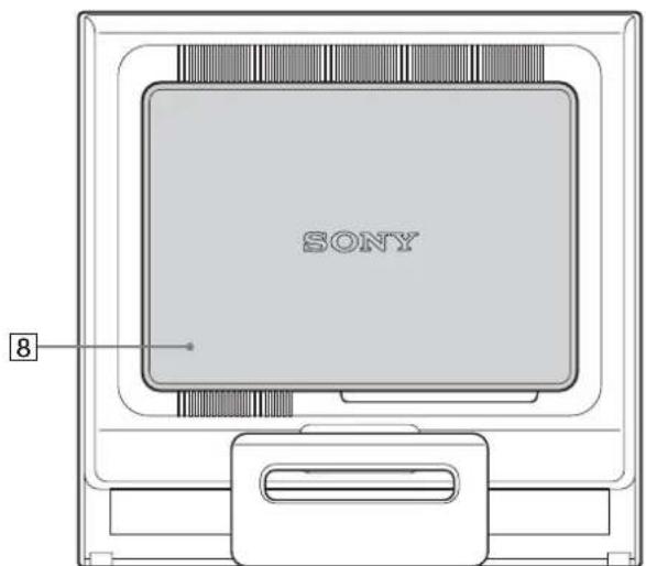 SONY SDMHS75D - Rückseite des Bildschirms - 1