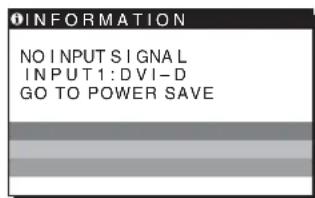 SONY SDMHS75D - If NO INPUT SIGNAL appears on the screen - 1