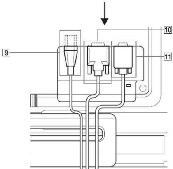 SONY SDMHS75D - Monitörün arka yüzü - 2