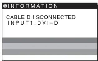 SONY SDMHS75D - Ce se na zaslonu pojav CABLE DISCONNECTED - 1