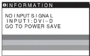 SONY SDMHS75D - Jesli na ekranie wyświetlany jest komunikat NO INPUT SIGNAL - 1