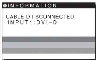 SONY SDMHS75D - If CABLE DISCONNECTED appears on the screen - 1