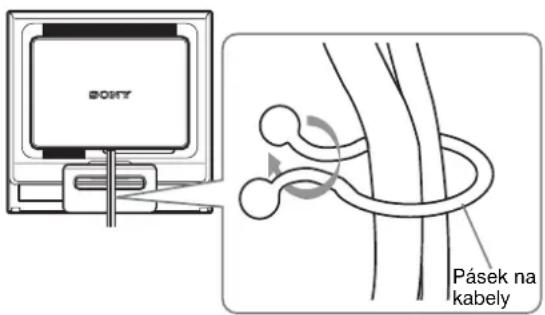SONY SDMHS75D - Svažte kabely a privody. - 1