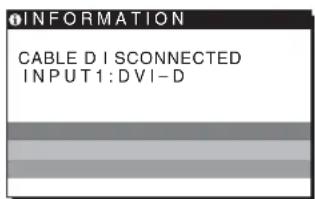 SONY SDMHS75D - Jesli na ekranie wyświetlany jest komunikat CABLE DISCONNECTED - 1