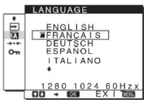SONY SDMHS75D - Pilotage par menu - 11
