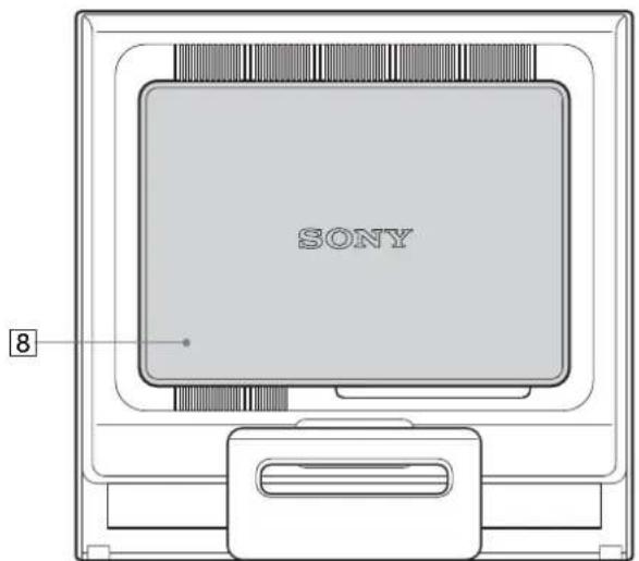 SONY SDMHS75D - Parte posteriori del display - 1