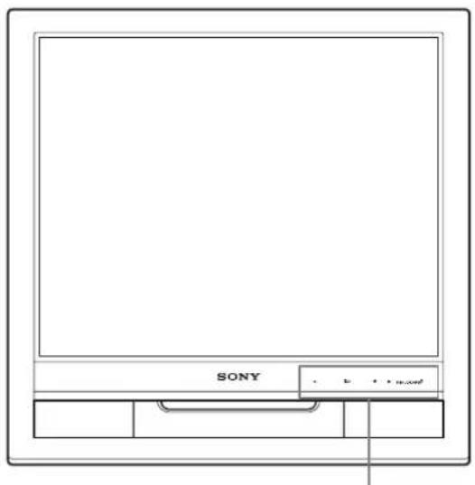 SONY SDMHS75D - 识别部件和控制钮 - 1