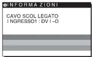 SONY SDMHS75D - Se sullo schermo appeare il messaggio CAVO SCOLLEGATO - 1