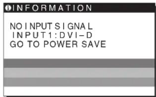 SONY SDMHS75D - Eger NO INPUT SIGNAL mesaji ekranda görtüntenirse - 1