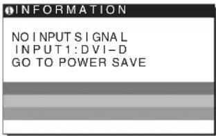 SONY SDMHS74P - Eğer NO INPUT SIGNAL mesajı ekranda görüntülenirse - 1