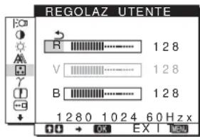 SONY SDMHS74P - Sintonia fine della temperatura del colore (REGOLAZ UTENTE) - 1