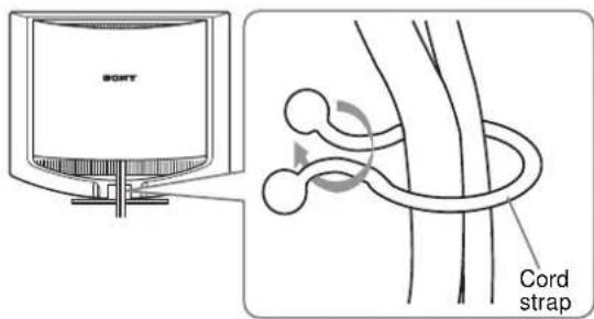 SONY SDMHS74P - Bundle the cables and cords. - 1