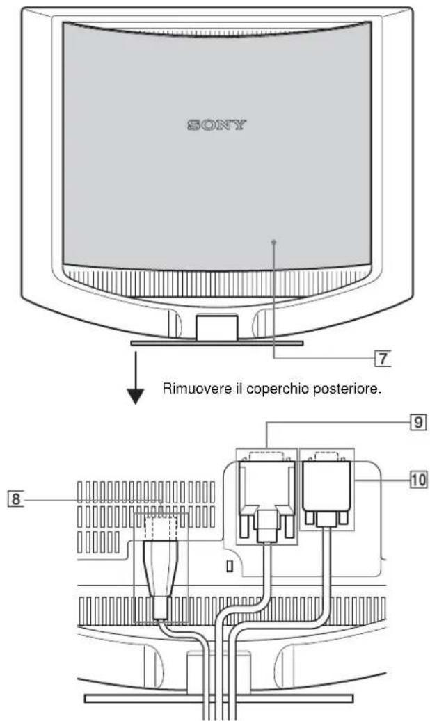 SONY SDMHS74P - Parte posteriore del display LCD - 1