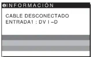 SONY SDMHS74P - Si CABLE DESCONECTADO aparece en pantalla - 1