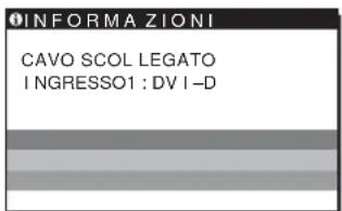 SONY SDMHS74P - Se sullo schermo appare il messaggio CAVO SCOLLEGATO - 1
