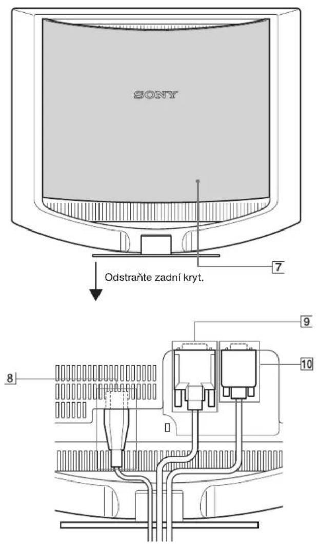 SONY SDMHS74P - Zadní strana LCD displeje - 1